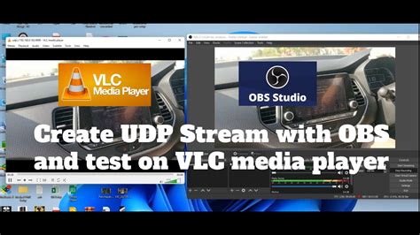 Before i change the code i tried the following i opened up 2 vlc instances, and streamed from instance a video on the local machine, and on the other i opened the stream. . Obs stream to vlc udp
